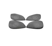ZHINUAN Embellecedores for altavoces de puerta de coche, Compatible for Mitsubishi, Eclipse Cross 2017-2021. Decoración for altavoces de audio de coche. Rejilla frontal para altavoz de coche(Black)