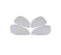 ZHINUAN Embellecedores for altavoces de puerta de coche, Compatible for Mitsubishi, Eclipse Cross 2017-2021. Decoración for altavoces de audio de coche. Rejilla frontal para altavoz de coche(WHITE)