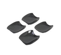 ZHINUAN Etiqueta engomada del ajuste del cuenco de la taza de la manija de la puerta lateral, apta for Toyota, RAV4 RAV 4 2019-2024 Accesorios exteriores de la cubierta del coche de fibra de carbono P