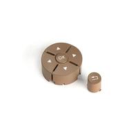 ZHINUAN Interruptor de volante de coche, Compatible for Mercedes benz, C GLK Clase W204 2048701379, kit de reparación de embellecedor de botón de control, multifuncional. Banco de botones del volante