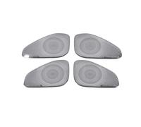 ZHINUAN Pegatina embellecedora for altavoz de puerta de coche, Compatible for Mitsubishi, Pajero Sport Montero Sport 2020-2022, accesorios interiores ABS. Rejilla frontal para altavoz de coche(Door Sp