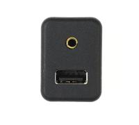 ZHINUAN Puerto USB auxiliar, Compatible for GM, Chevrolet, Cruze 2013-2014, 95224941 Centro de carga USB para vehículos
