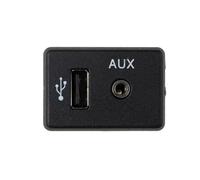 ZHINUAN Reproductor de audio USB for Fiat, 795405022, receptáculo USB, negro mate, for reparación de automóviles. Centro de carga USB para vehículos