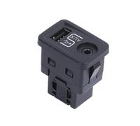 ZHINUAN TOMA DE PUERTO USB, Compatible for Fiat, 500 2012-2014 1SJ82JXWAA 1SJ82-JXWAA, accesorio for automóvil Centro de carga USB para vehículos