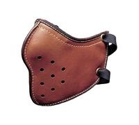 ZHIQIANG wuli Store PU Máscara de Motocicleta Punk de Cuero Mascarilla Mascarilla Nuevo Universal al Aire Libre a Prueba de Viento respirador Transpirable Boca a Prueba de Polvo Máscara Ajustable