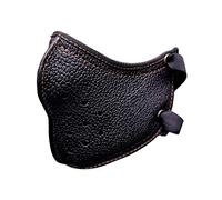 ZHIQIANG wuli Store PU Máscara de Motocicleta Punk de Cuero Mascarilla Mascarilla Nuevo Universal al Aire Libre a Prueba de Viento respirador Transpirable Boca a Prueba de Polvo Máscara Ajustable