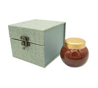 ZHIQIYI Urna pequeña mini urna, mini urna para cenizas humanas o mascotas, cubierta de sellado roscada de aleación, exhibición de decoración del hogar u oficina (rojo)