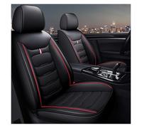 ZHISHIGUO Coche Fundas Asientos para Nissan Juke/Juke Nismo RS 2010-2019, Cuero Coche Fundas Asientos Impermeables Transpirable Coches Interior Accesorios, 2 Plazas(Black Red)