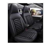 ZHISHIGUO Funda Asiento Coche para Skoda Kamiq 2019-2024, Fundas para Asientos Deportivos, Juego Completo de Fundas de Cuero Impermeables, Funda De Asiento De Coche-2 Piel Plazas(Black)