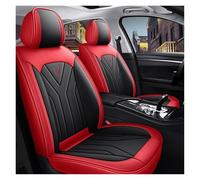 ZHISHIGUO Fundas Asientos Coche para Ford Mondeo MK4 2007-2014, Juegos de Cubreasientos Cuero Impermeables Coche Fundas Asientos Interior Accesorios(Red-Black)