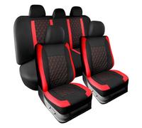 ZHISHIGUO Fundas Asientos Coche para Toyota Yaris Cross Hybrid 2021-2026, Delantero y Trasero Accesorios Interior, Fundas Coche Antideslizantes Funda Asiento Protector(Red)