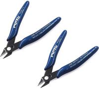 ZHITING 2PCS fosa alicates de corte de precisión, Pinzas de corte de alambre diagonal Impresora 3D, Modelo 170 azul