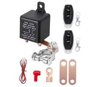 ZHITING Auto 12 V 24 V DC Batería Interruptor de Desconexión Teledirigido 200 a Interruptor Principal de Batería con 1 Pinza de Batería para Camión, Moto, Barco, Caravana, Yate
