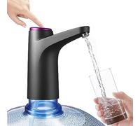 ZHITING Dispensador de Agua Eléctrico,Dispensador de Bomba de Agua Distribuidor de Carga USB,extraíble,con 1 Mangueras Libres para Cortar,se adapta a botella de agua universal de galón