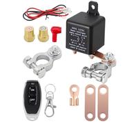 ZHITING Interruptor de Batería de Control Remoto 12 V 24 V 200 A Interruptor Principal de Batería con 2 Terminales de Batería, para Coche, Camión, Motocicleta, Barco, Caravana, Yate