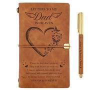 Zhitongda Regalos conmemorativos para la pérdida de papá, diario de viaje recargable, regalo de condolencias, cartas para mi papá en el cielo con texto en inglés "Those We Love Don't Go Away", regalos