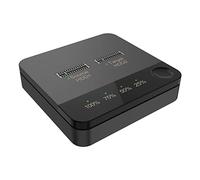 Zhixteu 2 Bahías M.2 SATA Clon Estación de Acoplamiento, Duplicador SSD Compatible con la Función de Copia de Disco del Sistema con Una Sola Tecla, para Windows XP/7/8/10, para Mac OS