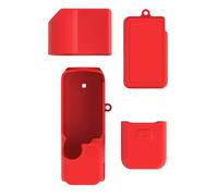Zhixteu Funda de Silicona para dji Osmo Pocket 4 Pro, Funda Protectora Blanda para Tapa del Objetivo (Rojo)