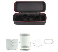 Zhixteu Funda de Transporte para Samsung The Freestyle Projector, Bolsa de Viaje Portátil Multifuncional con Cremallera y Espacio para la Base de Batería