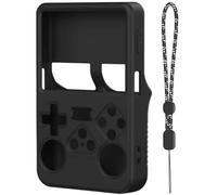 Zhixteu Funda Protectora para ANBERNIC R36S, Protector para Consola de Juegos, Funda de Silicona Suave, Carcasa Antiarañazos, Accesorios para Consolas Portátiles (Negro)