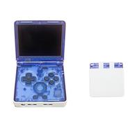 Zhixteu Housse de Protection en Silicone pour ANBERNIC RG35XXSP Console de Jeux, Manchette de Protection Peau de Couleur Unie Housse Anti-Choc (Blanco)