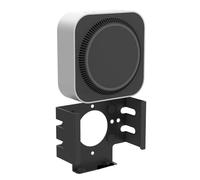 Zhixteu Soporte Bajo Escritorio para Mac Mini M4 Pro/M4, Mini Soporte Detrás del Monitor Factor VESA Marco de Soporte de Mesa Montaje en Bastidor