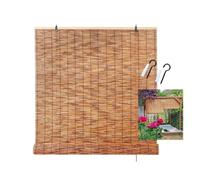 Zhixubah Estor Bambu Exterior Impermeables Persianas Enrollables Exterior de Madera para Pérgola Estores de Bambú 60 120 140 160 180cm Persiana Bambu Exterior Persianas de Bambu Interior Privacidad