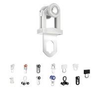 Zhixubah Rodillos para Carril De Cortinas Polea para Cortinas Poleas Y Deslizadores 30 50 100 150 200pcs Riel para Cortina para Carril De Cortinas Silencioso Polea(Style 10,30 pcs)
