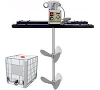 ZHIXUMM Mezclador De Pintura EléCtrico De 2100 W, Agitador IBC, Mezclador De Tanque EléCtrico con Soporte, Ajustable De 75 A 120 Cm, para Mezclar Pintura, Revestimiento, Pegamento Y Cemento. A