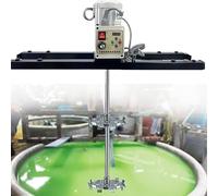 ZHIXUMM Mezcladora De Pintura De 1 Tonelada/1000 L, Agitador EléCtrico para Tanques IBC, Mezclador De Tanque De 2100 W, Agitador De Pintura De 200-3000 RPM, para Contenedores IBC, Bidones Abiertos C