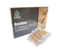 ZHIYE 600 bastoncillos de algodón de bambú, hisopos de madera de algodón para limpieza de maquillaje, 100% biodegradables, ecológicos