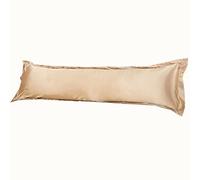 Zhiyuan Funda de Almohada de satén Largo 50x150cm Camello