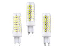 ZHIYUE Pack de 3 G9 LED Blanco Frío, 9W Bombilla LED G9 6000K Equivalente Halogeno 80W Spot Luz G9 800LM Bajo Consumo 230V Lámpara G9 Haz de Ángulo 360 ° No Regulable