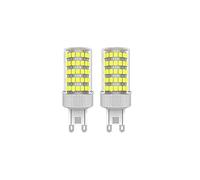ZHIYUE Paquete de 2 bombillas LED G9 10W Blanco Frio 6000K 1000lm G9 No Regulable Equivalentes Bombillas Halógenas 100W G9 bombillas de Bajo Consumo, Lámpara LED de Enchufe G9 Bombilla Cápsula