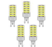 ZHIYUE Paquete de 5 bombillas LED G9 10W Blanco Frio 6000K 1000lm G9 No Regulable Equivalentes Bombillas Halógenas 100W G9 bombillas de Bajo Consumo, Lámpara LED de Enchufe G9 Bombilla Cápsula