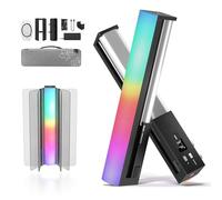 ZHIYUN CINEPEER C100 Combo [Oficial] 100W RGB Luz del palillo LED App Control Video Light Wand De Mano 2700K-6500K CRI 95+ TLCI 98+ Lluminación de Salida Continua para 6 * 4500 mAh Fotografía 14.3"