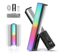 ZHIYUN CINEPEER C100 [Oficial]100W RGB Luz del Palillo LED APP Control Video Light Wand De mano 2700K-6500K CRI 95+/TLCI 98+ Lluminación de Salida Continua para 6*4500 mAh Fotografía 14.3" de Tubo Luz