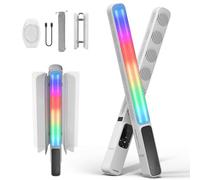 ZHIYUN CINEPEER CF100 100W RGB Palo de Luz, Luz de Vídeo Portátil con 2700K-6500K CRI 96+ TLCI 98+ Luz de Vídeo con 6 Efectos de Luz Lluminación de Salida Continua Fotografía para Youtube TT