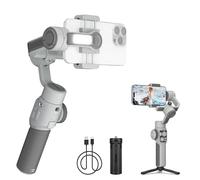 ZHIYUN CINEPEER Smooth 5E Estabilizador Smartphone, Luz de Relleno Integrada, Trípode, Estabilizador Gimbal de 3 Ejes para iPhone, Androi, Edición Inteligente, Carga 300g