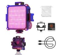 ZHIYUN FIVERAY M20C Luz de vídeo RGB de 20W para filmaciones con Red Bluetooth Mesh, Iluminancia Pico 1950Lux, 2500K-10000K, Sistema de refrigeración DynaVort Mark II(Pack Estándar)