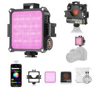 ZHIYUN FIVERAY M20C [Oficial] 20W RGB Luz de Video con 2700-6500K, 1950Lux, Ajustada 16 Modos de Luz Regulable TLCI 96+ CRI 94+, Luz Portátil con App