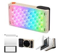 ZHIYUN M60 Ultra RGB Pocket LED Fill Light, 60W High-CRI ≥95, Adjustable Color Temperature 2500K-10000K, Mobile App & Master-Slave Control, Portable Video & Photography Light for Streaming