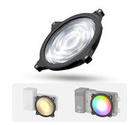 ZHIYUN Mini Reflector de Lente(Montura ZY), Modificador de Luz Ajustable, Aumento de Brillo de 5X, Adecuado para X100RGB, X100Bi-Color, CX100, X60,CX50 Iluminación de Salida Continua Fotografía, 99g