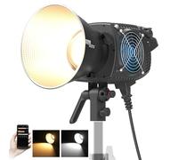 ZHIYUN Molus B300 [Oficial] Luz de Video de 300 W, luz de Video LED COB con Soporte Bowens, luz de Estudio de Dos Tonos, 63200LUX/1M/2700K-6500K/CRI ≥95/TLCI ≥97/Control de aplicación, 13 Efectos