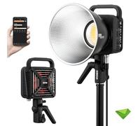 ZHIYUN Molus G300 300W COB LED Luz de Video Bicolor 2700-6500K, CRI≥95 TLCI≥97 Control de aplicación con Luces de Montaje Bowens para Video de Estudio, Youtube, Vlog, transmisión en Vivo, etc.