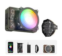 ZHIYUN MOLUS X100 RGB Standard [Oficial] V2 Versión Mejorada Luz de Video portátil de 100 W Fotografía Profesional Softbox Octogonal Mini 40D de 14.17 Pulgadas Montura ZY Plegado rápido Configuración