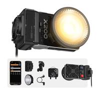 ZHIYUN MOLUS X200 Bicolor Standard [Oficial] Luz de Video 200W Iluminación de Salida Continua Portátil Iluminación Fotográfica Profesional, Montura Bowens, 2700K~6500K, CRI≥95/TLCI≥97, 800g, Youtuber