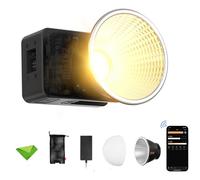 Zhiyun Molus X60 Luz de vídeo LED de 60 W, Bicolor CCT 2700-6500 K CRI≥95 TLCI≥97, Luces de vídeo de Control de aplicación Iluminación Continua para Youtube, Vlog (Montaje ZY)