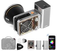 ZHIYUN RGB Luz de Video Molus X60 RGB Pro [Oficial] 60W con 2 * Batería 2500mAh y Mini Softbox, Luz de Foto Portátil 2700-6500K Regulable CRI 95, TLCI 98, iluminacion fotografia