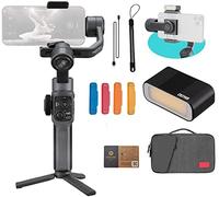Zhiyun Smooth 5 Combo Gimbal Estabilizador para iPhone 13 Pro MAX Bolsa de Transporte Luz LED Trípode Estabilizador de cardán de Mano Profesional de 3 Ejes